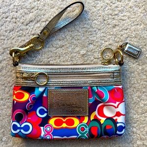 Coach Wristlet multicolor